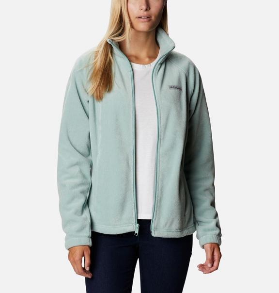 Columbia Benton Springs Fleece Jacket Green For Women's NZ16293 New Zealand